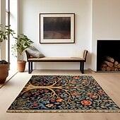 preiswerte Wohn- und Schlafzimmerteppiche-Baum des Lebens, Vintage-Boho-Teppich, Küchenmatte, rutschfeste, ölbeständige Bodenmatte, Wohnzimmerteppich, Innen- und Außenmatte, Schlafzimmerdekoration, Badezimmermatte, Eingangsteppich, Fußmatte
