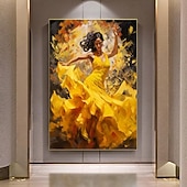 ieftine Picturi cu Oameni-100% pictură modernă pictura în ulei pictură artă spaniolă dans flamenco picturi pe pânză imagini de perete pentru camera de zi (fără cadru)