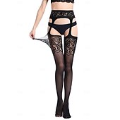 olcso Szexi fehérnemű-női szexi üreges harisnya jacquard nadrág leggings otthoni ruhák