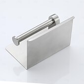 お買い得  トイレットペーパーホルダー-トイレットペーパーラック 304 ステンレス鋼の多機能収納ロールペーパーラック浴室用 1pc