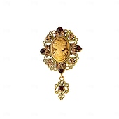 cheap Accessories and More-Rococo Baroque Victorian Brooch Pins Ren Faire Brooches Edwardian Women&#039;s Royal Masquerade Event / Party Adults&#039; Brooch