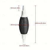 abordables Équipement et outils automobiles-Pompe à carburant manuelle haut débit voiture moto siphon à main eau réservoir de poisson huile essence essence diesel outils de transfert de liquide universels