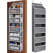 abordables Rangement et organisation-1pc dispositif de stockage de porte dispositif de stockage de voiture de camping à 5 couches dispositif de stockage de salle de bain rv dispositif de stockage de porte jouet couche chambre placard