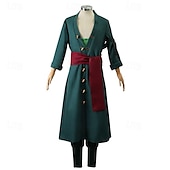 cheap Anime Costumes-One Piece Roronoa Zoro Anime Cosplay Costume Outfits Cosplay Suits Carnival Masquerade Costume For Men&#039;s Boys Kid&#039;s Adults&#039;