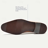 baratos Sapatos Sociais Clássicos-sapatos oxford masculinos premium de couro de vaca - sapatos sociais vintage brogue com cadarço e detalhes gravados intrincados para ocasiões formais