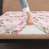 baratos Lençóis e fronhas-feliz dia das mães 100% algodão rosa primavera padrão conjunto de lençóis ultra macios e respiráveis lençóis de seda lençóis de cama com bolso profundo 3 peças queen king size