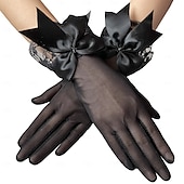 cheap Accessories and More-Classical Retro Vintage 1950s Outfits Pillbox Hat Fascinators Hat Bridal Women&#039;s Carnival Valentine&#039;s Day Wedding Wedding Guest Party / Cocktail Gloves Necklace Headwear