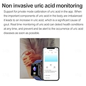 tanie Smartwatche-696 TK63 Inteligentny zegarek 1.91 in Inteligentny zegarek Bluetooth EKG + PPG Monitorowanie temperatury Krokomierz Kompatybilny z Android iOS Męskie Odbieranie bez użycia rąk Powiadamianie o