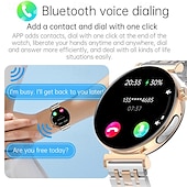 voordelige Smartwatches-dames amoled smartwatch: 1,28” display met ecg, ppg &amp; uitgebreide gezondheidsmonitoring