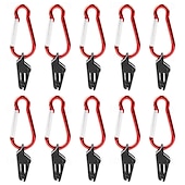 cheap Camping Accessories-10pcs/set Tarp Clips Clamps Holding Up Canopy Alligator Mouth Lock Grip Clip
