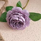 economico Il signor e la signora matrimonio-5 pezzi di rosa occidentale nucleo peonia singola testa fiore di simulazione decorazione della casa fiore artificiale fiore portatile di nozze