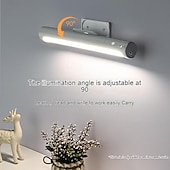 voordelige Leeslampjes-led-kastlamp bureaulamp studentenslaapzaal leeslamp studie magnetische led koel licht usb oplaadbaar driekleurig licht touch nachtkastje nachtlampje