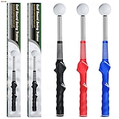baratos Acessórios e equipamentos de golfe-Auxílio de treinamento de swing de golfe - bastão de swing retrátil com sensor de som para corrigir seu swing de golfe, perfeito para prática interna e externa, ideal para iniciantes e profissionais