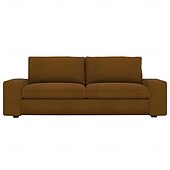 baratos Cobertura de Sofa-Capa de Sofá de Veludo de 3 Lugares Colcha de Veludo em Cor Sólida