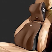 cheap Car Seat Covers-2 PCSCar Headrest Lumbar Support Lumbar Cushion Memory Foam Cushion Backrest Lumbar Pillow Car Comfortable Neck Pillow Car Accsesorie