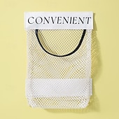 economico Stoccaggio cucina-supporti per sacchetti di plastica, supporto per sacchetti della spesa di grande capacità, supporto per sacchetti di plastica sospesi in rete per riporre i sacchetti di plastica della cucina