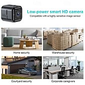 levne Pokojové infračervené kamery-IP kamera 1080P HD Mini WIFI Detekce pohybu Noční vidění Vevnitř Venkovní Podpěra, podpora