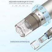 Недорогие Инструменты для ухода за кожей-5 шт./кор. картридж Hydra Pen h3, 3 мл, автоматический импортный аппликатор сыворотки, гидроролик, дермапен, микроигольчатые штифты 12/24/круглые нано/силиконовые нано