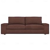baratos Cobertura de Sofa-Capa de Sofá de Veludo de 3 Lugares Colcha de Veludo em Cor Sólida