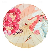 cheap Mr &amp; Mrs Wedding-Silk Cloth Parasol (33-inch Peony) - Chinese Japanese Style Paper Umbrella - For Weddings And Personal Sun Protection Asdf Christmas