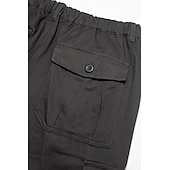 baratos Calças Cargo-Homens Calças Cargo Calça cargo Calças Calças de trabalho Cintura elástica Bolso multi Tecido Conforto Respirável Casual Diário Streetwear Esportes Moda Cinzento Verde ダークカーキ Micro-Elástica