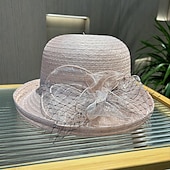 preiswerte Partyhut-Kopfstück Tüll Hochzeit Abendgesellschaft Elegant Hochzeit Mit Tüll Kopfschmuck Kopfbedeckung