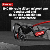 Χαμηλού Κόστους Αθλητικά ακουστικά-lenovo x3 pro bone αγωγιμότητα ακουστικά ασύρματα ακουστικά bt5.3 εργονομικά ελαφριά εργονομικά αδιάβροχα ακουστικά ip56