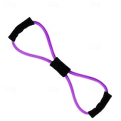 billige Antistress-leketøy-yoga fitness elleve deler sett med bånd lateks silke hip ring lateks elastisk ring yoga ball stretching band pilates
