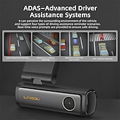 זול DVR לרכב-am100 4k dash cam adas gps cam front cam 150fov רכב dvr 24h תמיכה בחניה אחורי מצלמת פנים wifi &amp; שליטה באפליקציה