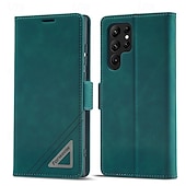 Недорогие Чехлы для Samsung-телефон Кейс для Назначение SSamsung Galaxy S24 S23 S22 S21 Ultra Plus A54 A34 A14 Примечание 20 10 Кошелек для карт Откидная подножка Разъем для карты Защита от удара Ретро ТПУ Кожа PU