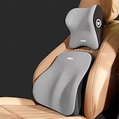 cheap Car Seat Covers-2 PCSCar Headrest Lumbar Support Lumbar Cushion Memory Foam Cushion Backrest Lumbar Pillow Car Comfortable Neck Pillow Car Accsesorie