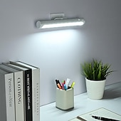 voordelige Leeslampjes-led-kastlamp bureaulamp studentenslaapzaal leeslamp studie magnetische led koel licht usb oplaadbaar driekleurig licht touch nachtkastje nachtlampje