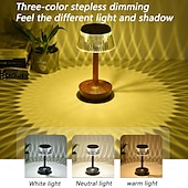 baratos Candeeiros de mesa-Candeeiro de mesa LED cogumelo com carregamento USB com design de interruptor de botão Candeeiro de mesa de três cores luz noturna decorativa mesa de cabeceira candeeiro noturno decoração interior para bar café quarto