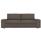 baratos Cobertura de Sofa-Capa de Sofá de Veludo de 3 Lugares Colcha de Veludo em Cor Sólida