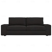 baratos Cobertura de Sofa-Capa de Sofá de Veludo de 3 Lugares Colcha de Veludo em Cor Sólida