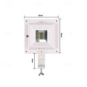economico Lampioni-Lampada Da Parete A Led Solare A 6 Led Per Grondaia Lampada Da Parete A Led Impermeabile Per Giardino Lampada Da Via Per Recinzione Esterna Per Patio