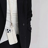 cheap iPhone Cases-Phone Case For iPhone 16 iPhone 15 Pro Max Plus iPhone 14 13 12 11 Pro Max Plus Mini SE for Women Girl with Stand Holder with Lanyard with Wrist Strap Retro TPU PU Leather