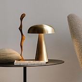 baratos Candeeiros de mesa-Luminária de Mesa Sem Fios Simples / Contemporâneo Moderno Carregamento USB Para Sala de Estar / Quarto Metal Bronze / Preto / Dourado