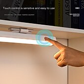 voordelige Leeslampjes-led-kastlamp bureaulamp studentenslaapzaal leeslamp studie magnetische led koel licht usb oplaadbaar driekleurig licht touch nachtkastje nachtlampje