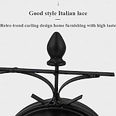 economico Decorazioni da parete-orologio da parete retrò fronte-retro stile antico europeo creativo classico orologi da parete soggiorno all'aperto camera da letto studio decorazione della parete 5 pollici