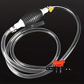 abordables Équipement et outils automobiles-Pompe à carburant manuelle haut débit voiture moto siphon à main eau réservoir de poisson huile essence essence diesel outils de transfert de liquide universels
