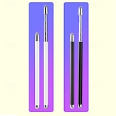 cheap Stylus Pens-4-Section Scalable Capacitive pen For Universal for all touch screen tablets Portable New Design 2 in 1 stylus Aluminum Alloy ABS