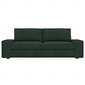 baratos Cobertura de Sofa-Capa de Sofá de Veludo de 3 Lugares Colcha de Veludo em Cor Sólida