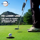 abordables Accessoires et équipement de golf-aide au putting laser de golf - outil d&#039;entraînement au putting avec assistance à l&#039;alignement laser, guide infrarouge pour perfectionner votre technique de putting