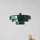 preiswerte Pendelleuchte-LED-Kronleuchter, Deckenleuchte, Macaron, Retro-Aluminium, nordischer Stil, Café-Bar, warmes Licht, 1 Licht, 110–120 V, 220–240 V