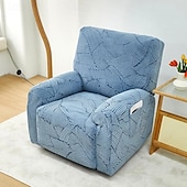billiga Vilstol och länstol-jacquard fåtölj överdrag överdrag lazyboy överdrag soffstolsöverdrag 4-delade set, halkfri vilstol med förvaringsfickor möbelskydd för vardagsrum