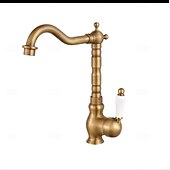 abordables Robinets de lavabo-Robinet lavabo - Jet pluie Plaqué Set de centre Mitigeur un trouBath Taps