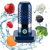 cheap Household Appliances-Fruit and Vegetable Purifier Food Cleaning Machine Household Sterilization Portable Wireless Removal of Agricultural Residues Automatic Vegetable Washing Machine