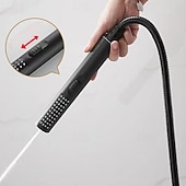 رخيصةأون حنفيات المطبخ LED-حنفية حوض الاستحمام - الحديث المعاصر مطلي تركيب الحائط صمام سيراميكي Bath Shower Mixer Taps