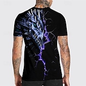 cheap Animal Print T shirts-Men&#039;s Graphic Dragon T shirt Short Sleeve T shirt 3D Print Crew Neck Shirt Designer Casual Street Style Sports Outdoor Holiday Going out Purple Brown Spring &amp; Summer Clothing Apparel S M L XL 2XL 3XL